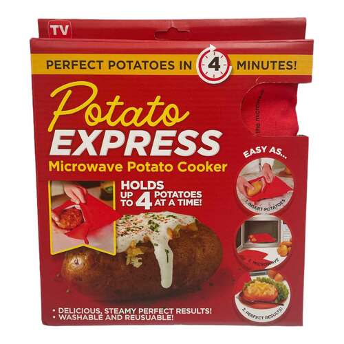 Microwave Potato Cooker - Reusable Perfect Potato Baked Steaming Express Sleeve - Main Image