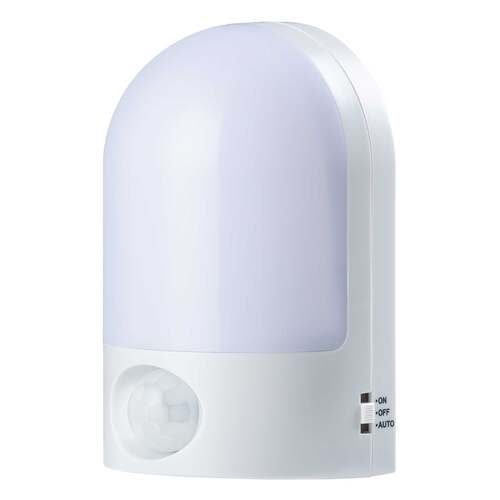 Motion Activated LED Light - Round Portable Hanging Battery Night Sensor Lamp - Main Image
