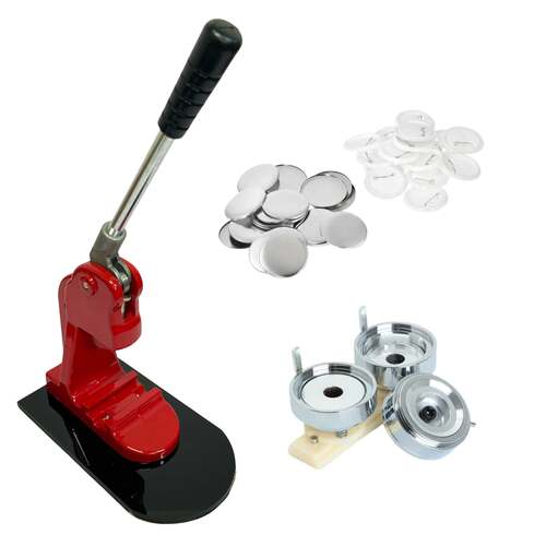 Button Badge Making Set 25mm - Maker + Mould + Badges - Main Image