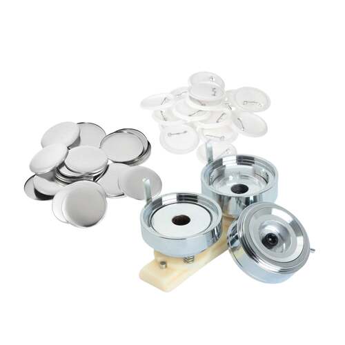 Button Badge 25mm Mould + 500x 25mm Badges - Craft DIY Hobby - Main Image
