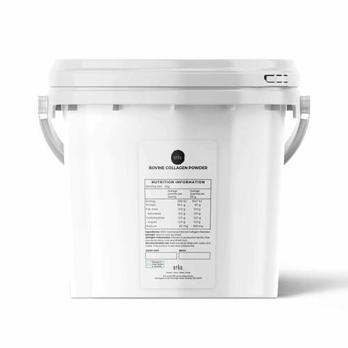 2.5Kg Collagen Powder Bucket - Bovine Protein Peptide Supplement Unflavoured - Main Image