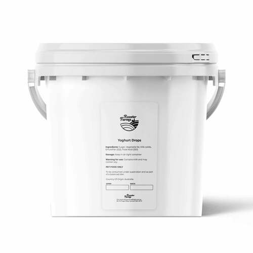 2.6Kg Dog Treat Yoghurt Drops - Natural Flavoured Australian Puppy Melts Bucket - Main Image