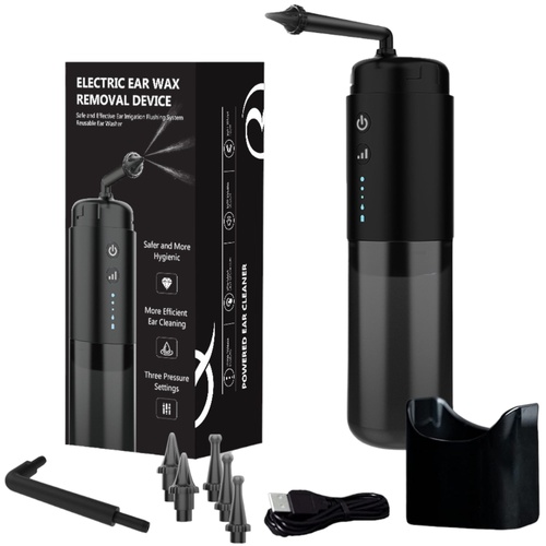 Electric Ear Wax Removal Cleaner - Portable Rechargeable Irrigator - Main Image