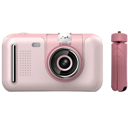 Kids HD Digital Camera Pink - Children's Selfie Photo Video 2.4 Inch Screen - Main Image