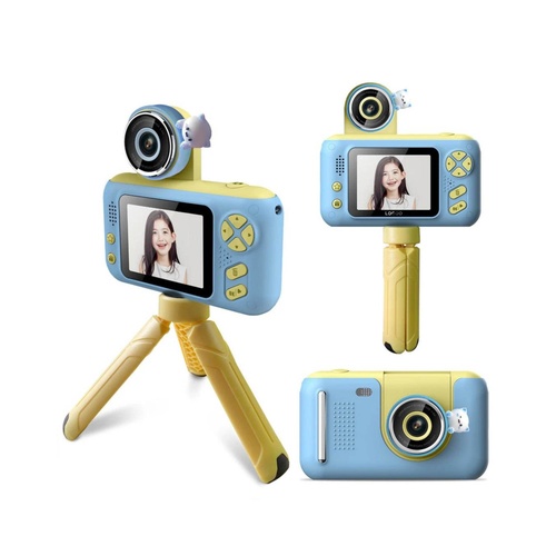 Kids HD Digital Camera Blue - Children's Selfie Photo Video 2.4 Inch Screen - Main Image