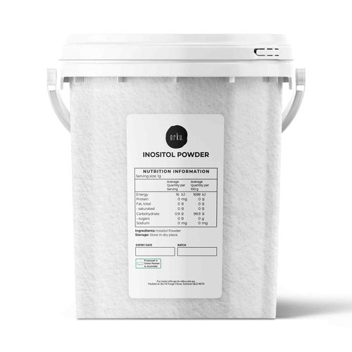 Orku 800g Myo Inositol Powder Tub - Pharmaceutical-Grade Unflavoured Supplement - Main Image