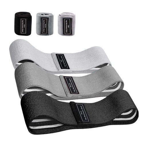 3x Resistance Exercise Hip Bands Set - Stretch Glute Booty Workout Power Loops - Main Image