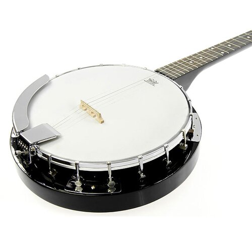 Karrera 5 String Resonator Banjo - Black - Main Image