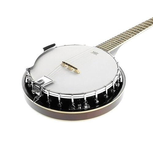 Karrera 6 String Resonator Banjo -  Brown - Main Image