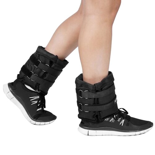 Powertrain Sports Pair 1kg Adjustable Ankle Weights Gym Equipment Wrist Fitness Yoga - Main Image