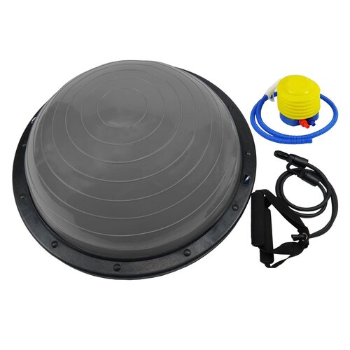 Powertrain Fitness Yoga Ball Home Gym Workout Balance Trainer Grey - Main Image