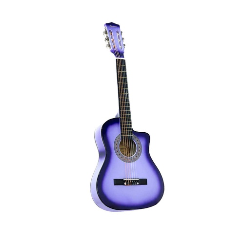 Karrera Childrens Acoustic Guitar Kids - Purple - Main Image