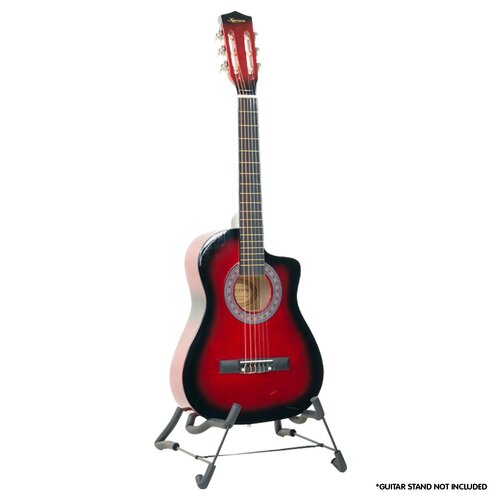 Karrera Childrens Acoustic Guitar Kids - Red - Main Image