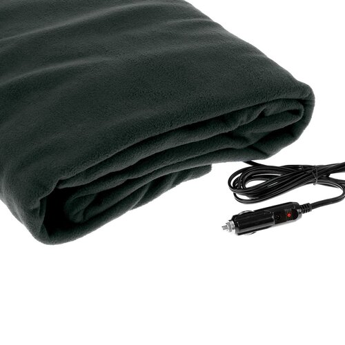Laura Hill Heated Electric Car Blanket 150x110cm 12v - Black - Main Image