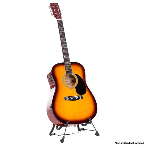 Karrera Electronic Acoustic Guitar 41in  - Sunburst - Main Image