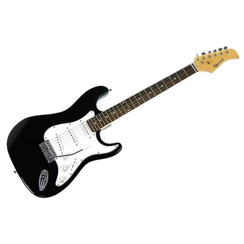 Karrera 39in Electric Guitar - Black - Main Image