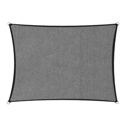 Wallaroo 280gsm Outdoor Sun Shade Sail Canopy Grey - 3m X 2.5m - Main Image
