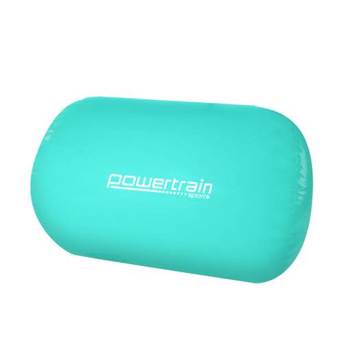 Powertrain Sports Inflatable Gymnastics Air Barrel Exercise Roller 120 x 75cm - Green - Main Image