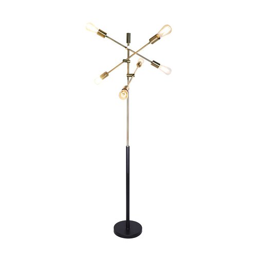 Sarantino 6-Light Metal Sputnik Floor Lamp - Main Image