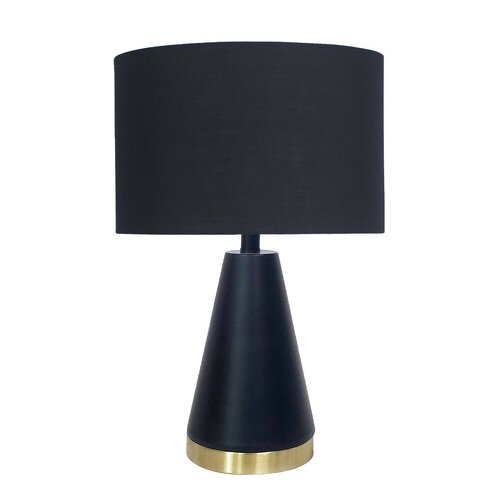 Sarantino Metal Table Lamp in Black and Gold - Main Image