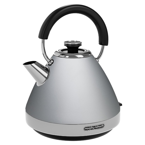 Morphy Richards 1.5L Venture Collection Pyramid Kettle in Steel Grey - Main Image