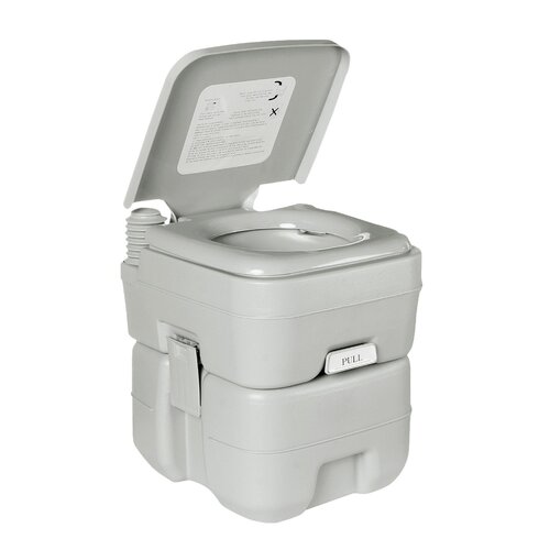 Wallaroo 20l Camping Portable Toilet Press Flush Pump - Main Image