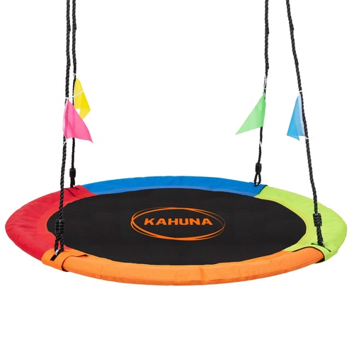 Kahuna Kids 1.2m Tree Saucer Swing Set Round 400kg With Straps Capacity Outdoor - Main Image