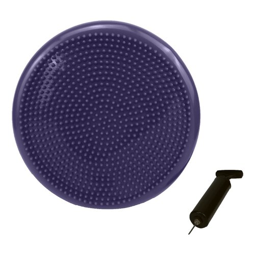 Powertrain Yoga Stability Disc w/ Pump Home Gym Pilate Balance Trainer - Purple - Main Image