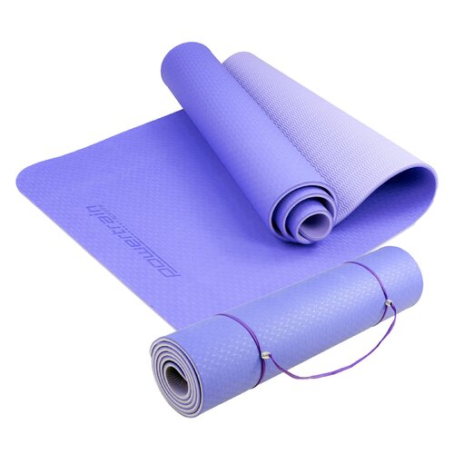 Powertrain TPE Pilates Exercise Yoga Mat 8mm - Light Purple - Main Image