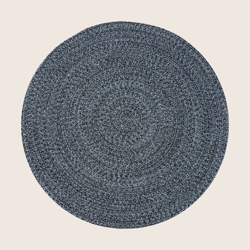 Handmade Country Cottage Reversible Cotton Area Rug 120 x 120 cm - Main Image