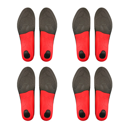 4X Pair Full Whole Insoles Shoe Inserts M Size Arch Support Foot Pads - Main Image