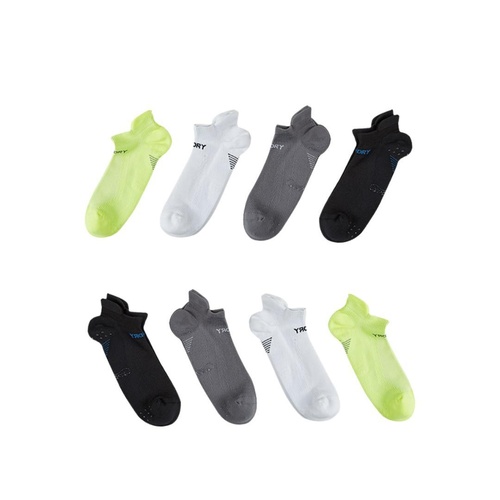 8X Rexy Seamless Sport Sneakers Socks Large Non-Slip Heel Tab MULTI COLOUR - Main Image