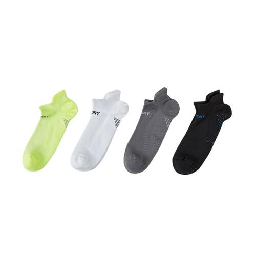 4X Rexy Seamless Sport Sneakers Socks Medium Non-Slip Heel Tab MULTI COLOUR - Main Image
