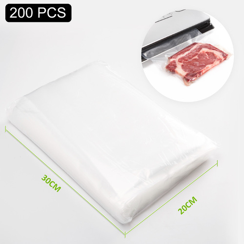 200X Vacuum Food Sealer Pre-Cut Bags 20cm x 30cm - Main Image