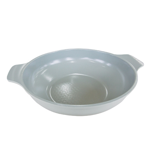 KOMAN Shinewon Vinch IH Two Hands Wok 28cm Ceramic Non-stick Titanium GREY - Main Image