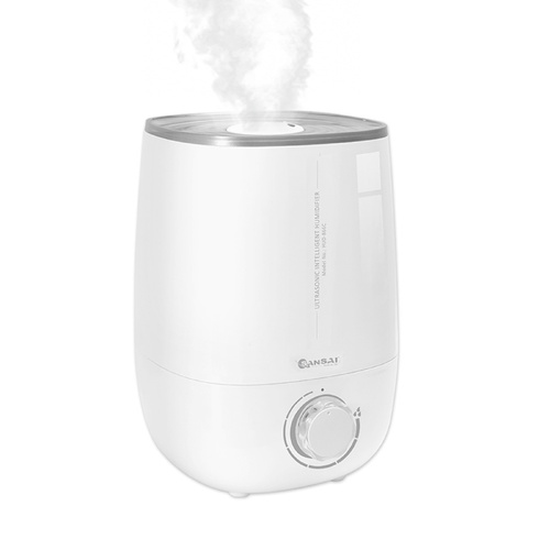 2X SANSAI Air Humidifier Ultrasonic Cool Mist 4.8L WHITE - Main Image