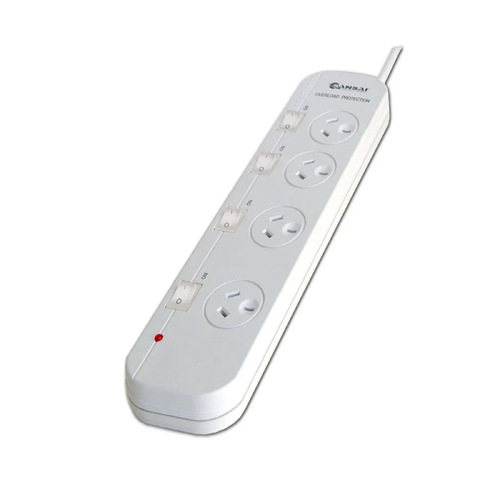 Sansai Powerboard 4 Ways with Individual Switch - Main Image