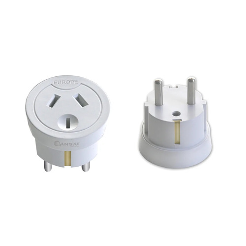Sansai Travel Adaptor Australia/NZ to Europe - Main Image