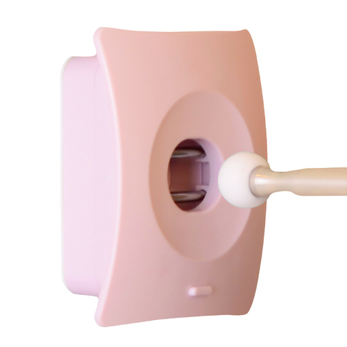 Door Stopper Wall Mount Door Stop Adhesive Catch Hole Advanced PINK - Main Image