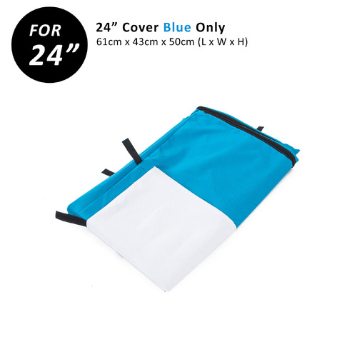 Cage Cover Enclosure for Wire Dog Cage Crate 24in BLUE - Main Image