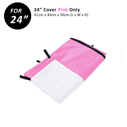 Cage Cover Enclosure for Wire Dog Cage Crate 24in PINK - Main Image