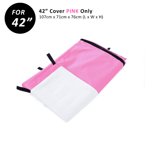 Cage Cover Enclosure for Wire Dog Cage Crate 42in PINK - Main Image