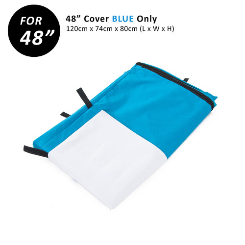 Cage Cover Enclosure for Wire Dog Cage Crate 48in BLUE - Main Image