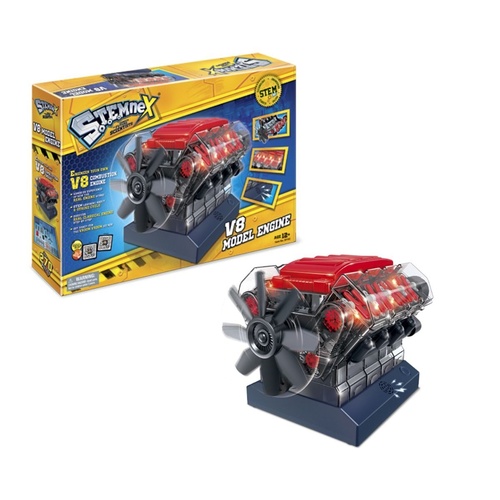 Stemnex Amazing V8 Model Engine STEM Toy Build Your Own Educational Construction Kit - Main Image