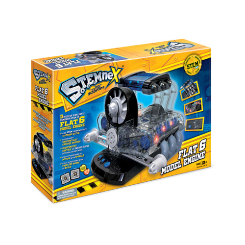 Stemnex Flat 6 Model Engine STEM Toy Build Your Own Learning Kit - Main Image