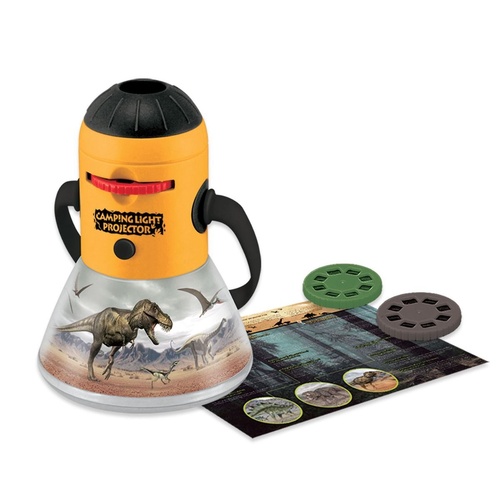Dinosaur Mini Night Light Camping Projector - Lantern Torch Kids Learning Toy - Main Image
