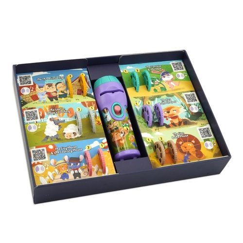 Storytelling Torch Projector 6 Stories Gift Set - Audio Kids Learning STEM Toy - Main Image