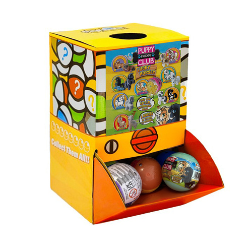 40X Puppy Club Lucky Horses Toy Capsules 50mm Collectible Gacha in Display Box - Main Image