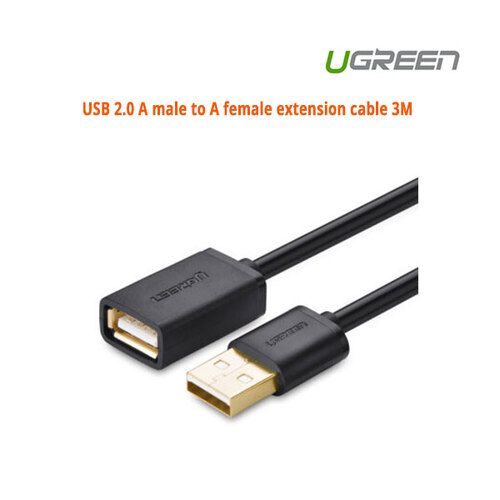 UGREEN USB 2.0 A male to A female extension cable 3M (10317) - Main Image