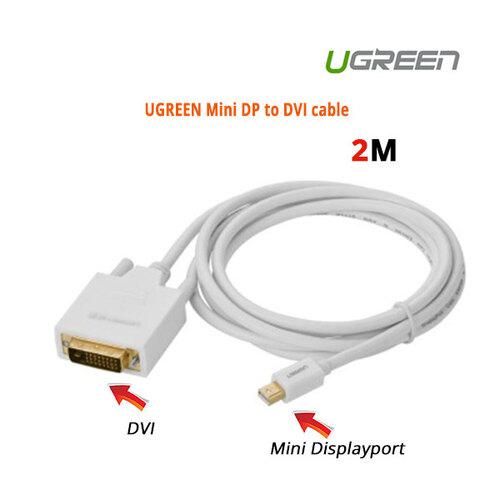 UGREEN Mini DP to DVI cable 2M - Main Image